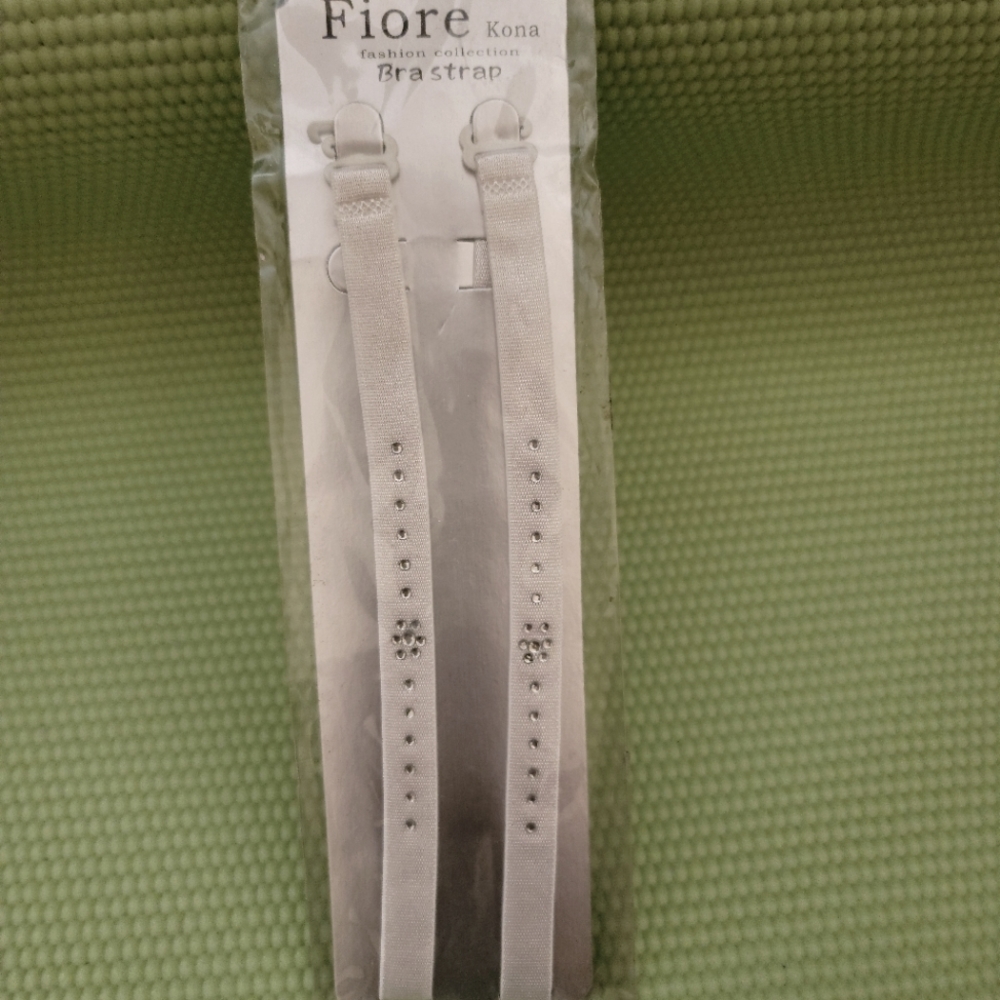Replacement Bra Straps White Bling Sparkly Adjustable